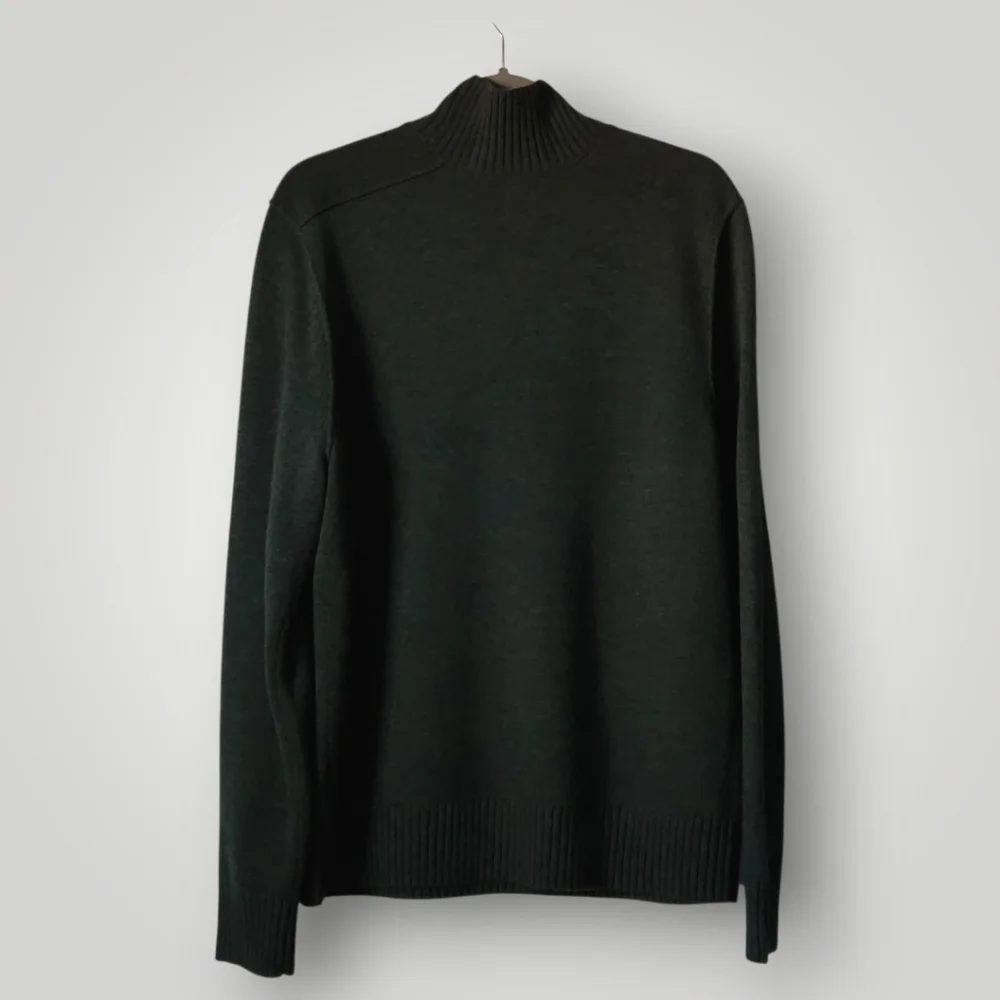 Banana Republic Merino‎ Wool Military Sweater Meduim Green Gorpcore Utility